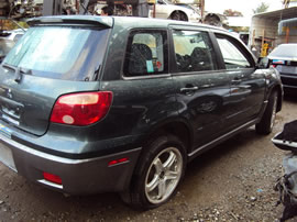 2005 MITSUBISHI OUTLANDER LS, 2.4L, AUTOMATIC, 2WD, COLOR GREEN, STK 143682